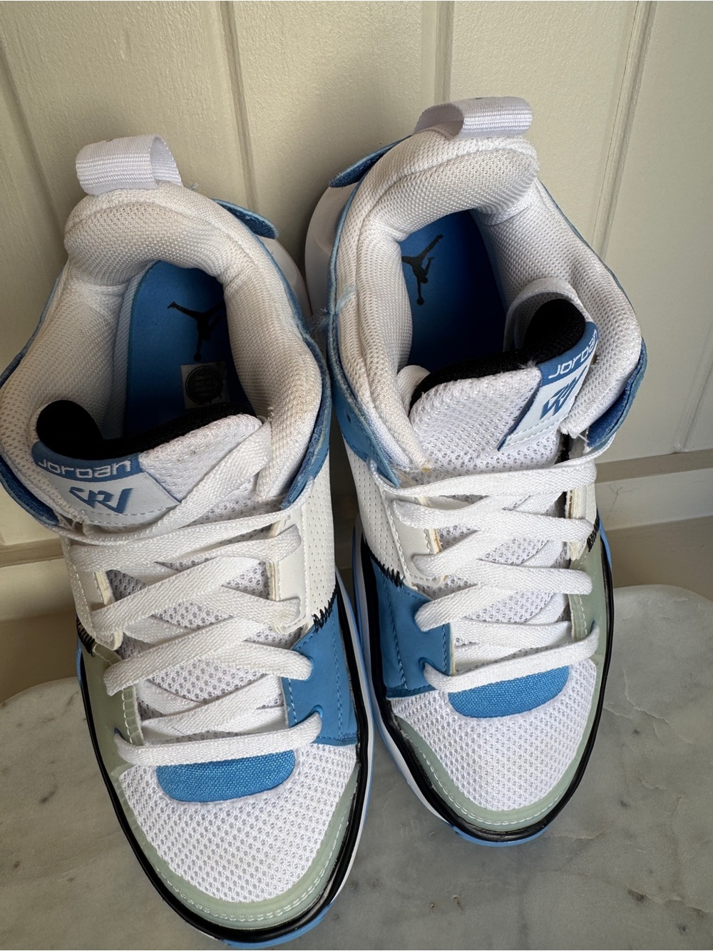 Air Jordan One Take 5 'White Legend Blue' Kids Basketball Shoes Size 5Y - Picture 7 of 12